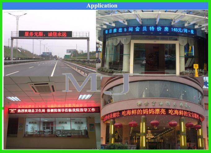 5V P10 module red display screen semioutdoor 320*160 advertising signage led display screen
