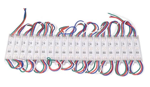 Led Module For Billboard LED sign modules lamp light 5050 SMD 2LED RGB/Red/Blue/Warm/White Waterproof DC 12V