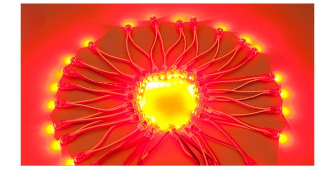 9mm led dot pixel light DC5V IP68 Waterproof Point Light For Advertisement 50pcs/ lot Christmas decorating led