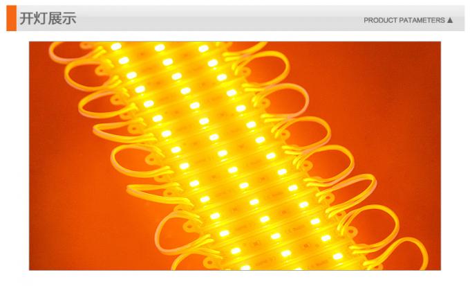 High quality 5054 SMD 3LEDs DC12V LED Module IP68 Waterproof Light Advertising lamp Wholesale Yellow color led boxlight
