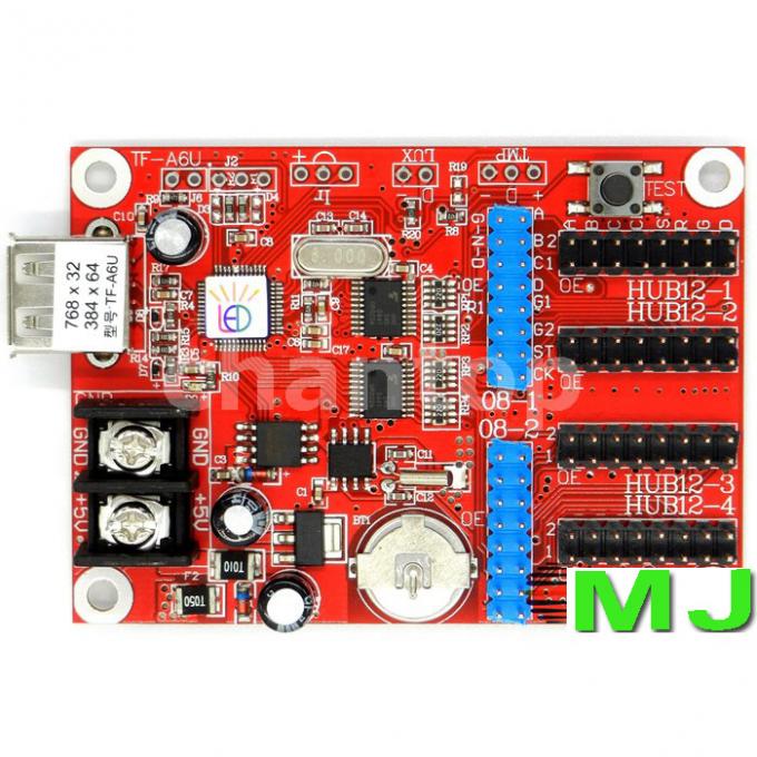 TFA6U USB led controller p10 display single & dual color control card