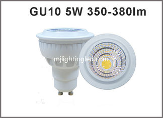 China High quality 5W CRI80 AC85-265V LED Spotlight GU10 350-380lm GU10 LED bulb dimmable available supplier