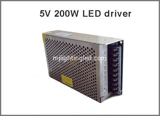 China 5V 40A 200W Switching Power Supply Driver adapter,led strip light transformer, for LED Strip AC100-240V Input to DC5V supplier