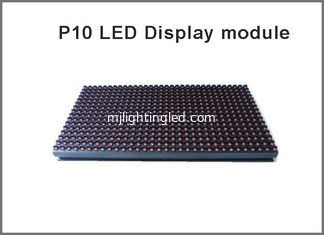 China Semioutdoor PH10 RED LED Module Board Matrix Sign DIY Display Module Bord 32x16 Pixel 1 or 2 lines messages adjustable supplier