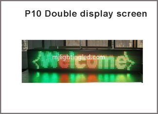 China Outdoor P10 Double Color 1R1G LED Module programmable display Red Green Yellow shows Scrolling Message Text LED Sign supplier