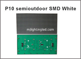 China 5V P10 SMD led module display Light white color 320*160  32*16pixels for semioutdoor advertising signage led dot matrix supplier