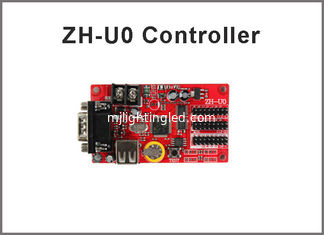China 5V ZH-U0 Controller led card RS232+USB port led display modle programmable control cards supplier
