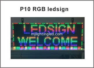 China P10 RGB LED Display Module Panel Window Sign Shop Sign P10 32X16 Matrix Programmable Video Display Screen supplier