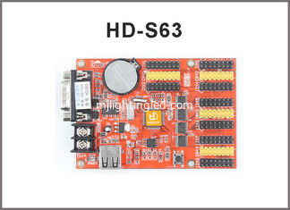 China HD-S63 Single and Duel color Seven-color LED Display Controller HD-U41 USB+RS232 Serial Port Communication for display supplier