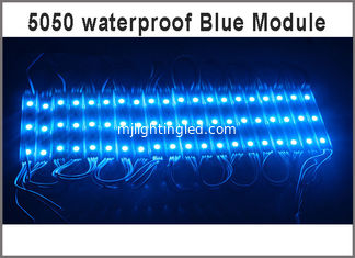 China 20pcs DC 12V 5050 SMD 3 LED Module blue Waterproof IP65 Super Bright LED Module light for Signage Advertising supplier