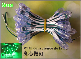 China 9mm LED Dot String Light 5V Green Led Light 50pcs/String Waterproof IP67 For Outdoor Advertising Letters supplier