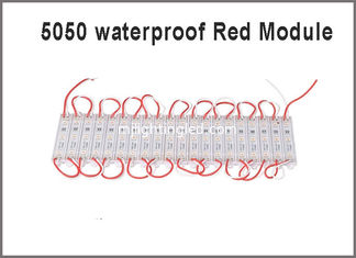 China 5050 module 3LED 12V Waterproof red led modules lighting for backlight sign supplier