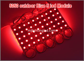 China 5050 5 LED Module Light Waterproof  Red pixel modules 12V led light for decoration supplier