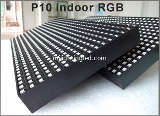 China Indoor P10 rgb display module 3in1 SMD 1/8 scanP10 LED panel for Advertising media LED Display supplier