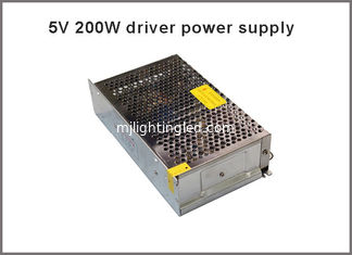 China 5V 40A 200W Switching Power Supply For LED Strip Light AC To DC LED Transfermers supplier