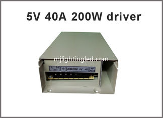 China 200W Power 5V 40A Adapter Power Transfer 220V To 5V For Led Lightings supplier