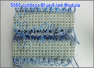 China 12V led channel letters 5050 pixel module 6 led modules blue color supplier
