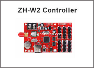 China wifi controller ZH-W2  wifi+USB communication led sign control card 1024*64pixels support P10,p13.33,p16,p20,p4.75 supplier