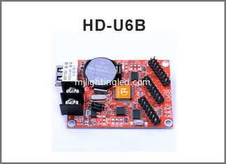 China Huidu HD-U6B HD-A40K USB Display Control System Single/Dual Color Controller P10 Outdoor Led Sign Board Message Sign supplier