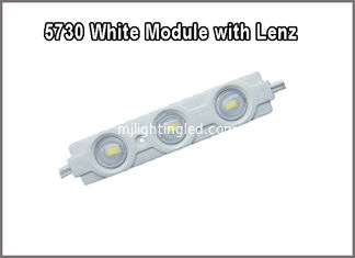 China 5730 waterproof led injuction module with lenz 3led modules 12V 1.2W led backlight supplier