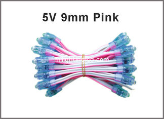 China DC5V 9mm pink Architectural lighting for sign 50pcs/string supplier