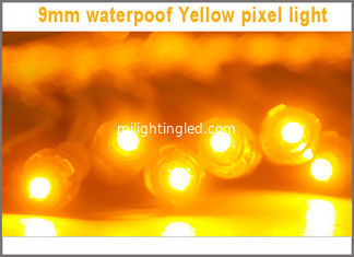 China 50pcs Yellow 9mm Pixel String Light DC5V Waterproof  LED Christmas Light supplier