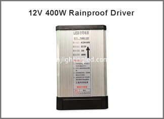 China Switching power supply 12V 400W rainproof driver led outdoor signboard voltage transfomer supplier