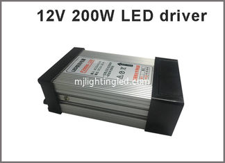 China 12V 200W Switching Power Supply Rainproof LED Drivers For Outdoor Led Modules supplier