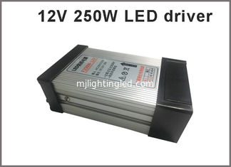 China 12V 250W Switching power supply rainproof LED drivers for outdoor led modules supplier