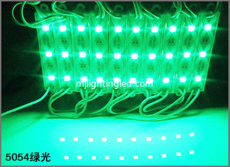 China Competitive SMD 5054 3LED modules green color Waterproof Advertising Lamp DC 12V LED Illuminated signs supplier