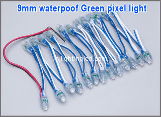China 9mm Led Dot Light 5V Blue LED Light 50pcs/String For Building Decoration supplier