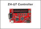ZH-U7 led control card USB+RS232 2xpin50 for for P10 single &amp; dule color advertising led sign display controller system supplier
