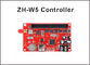 ZH-W5 Wifi led control card usb support 128*1280,256*640 pixels led monochrom,rgb,dual panel control system supplier