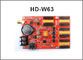 Huidu Wireless WIFI + USB Driver LED Controller HD-W63 , WiFi Single Color LED Control Card For LED Message Sign supplier