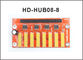 HD-HUB08 adapter card 8*HUB08 Support Single &amp; Dual color LED display module Only support HUIDU card supplier