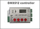 DMX512 RGB LED controller for fullcolor led programmable light supplier
