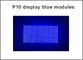 320*160mm 32*16pixels Semioutdoor Blue LED P10  module,Single color LED display Scrolling message supplier