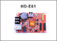 network controller HD-E61 RJ45 +USB port Single and Double Color LED Display Module Control Card supplier