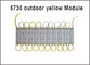 12V LED moduli light 5730 Yellow modules for outdoor decoration supplier