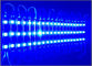 3 LED module 5050, 0.8W 12V, blue color, IP67 for led channel letters supplier