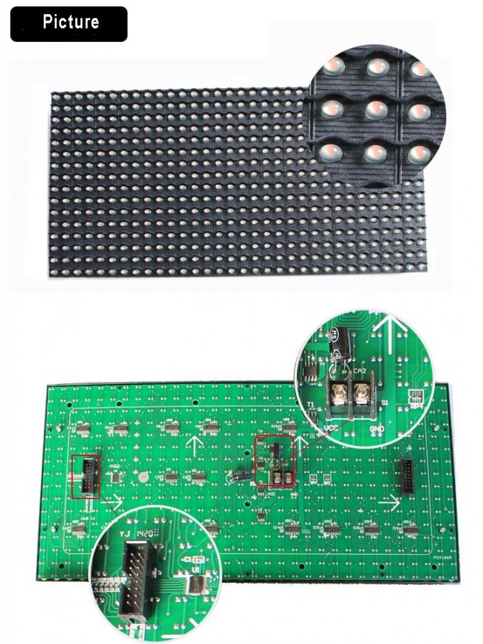 5V pink P10 LED panel display module semioutdoor 320*160mm advertising ...