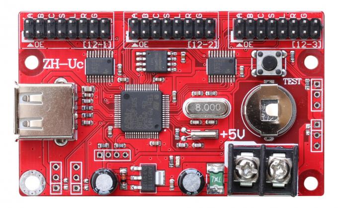 ZH-Uc LED Control Card P10 LED Screen module led Controller USB port ...