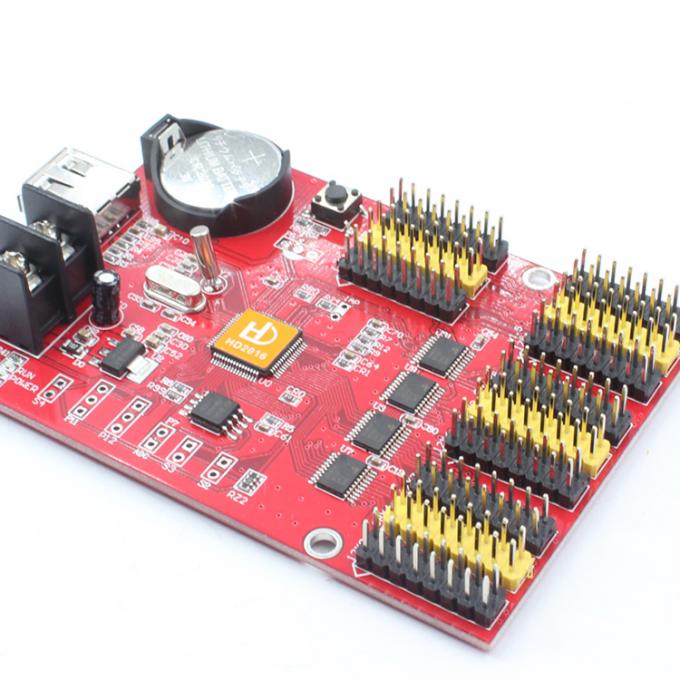 HD-U40 HD-U63 P10 module control card USB port Single/Dual Color LED ...