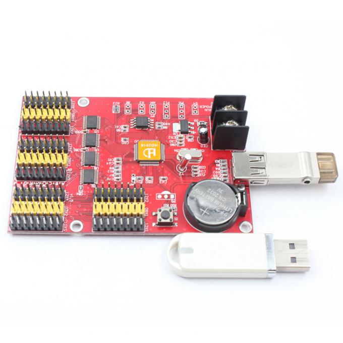 HD-U40 HD-U63 P10 module control card USB port Single/Dual Color LED ...