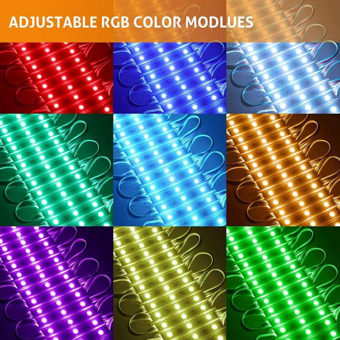 5050 RGB LED Module 12V Waterproof RGB Colorchanging Led Modules ...