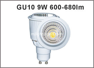 China High quality 9W 600-680lm LED Spotlight GU10 LED bulb dimmable/nondimmable 50W haloge replacement supplier