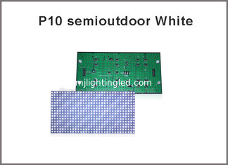 China 5V P10 LED panel display module white semioutdoor usage 320*160  32*16pixels for advertising signage led display screen supplier