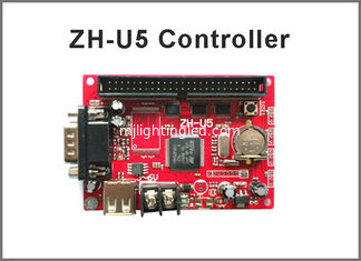 China Led control card 256*640 pixel ZH-U5 led controller card USB port for p10 led display screen electronic billboard supplier