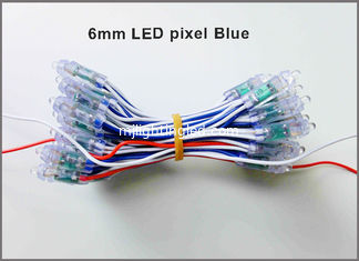 China DC5 V6mm Blue digital LED pixel module waterproof signage outdoor advertising lamp Christmas decoration supplier