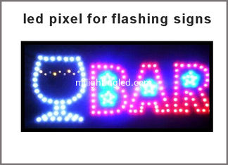 China 9mm 12mm 5VDC led pixel light used for LED flashing sign ultra Bright flashing bar led sign supplier